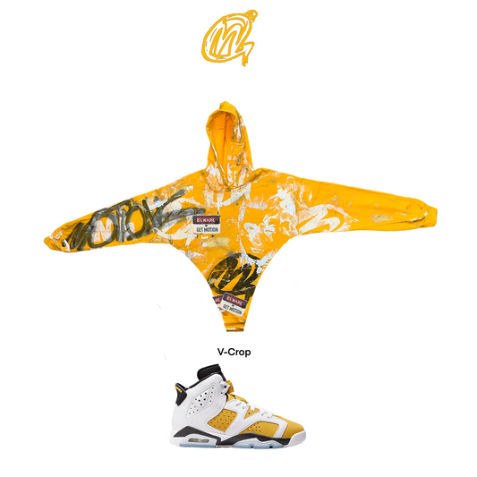 jordan ochre 6 Graffiti Hoodie [V-Cutt]]